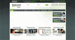 Desktop Screenshot of homologacao.rodocred.com.br